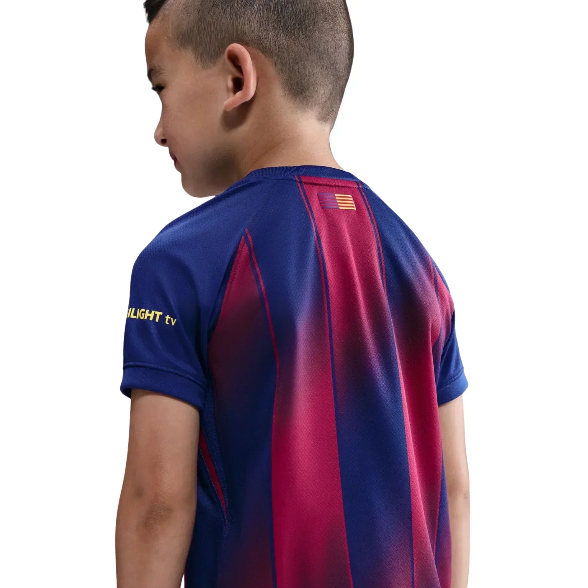 2025-26 FC Barcelona Home Kids Football Kit