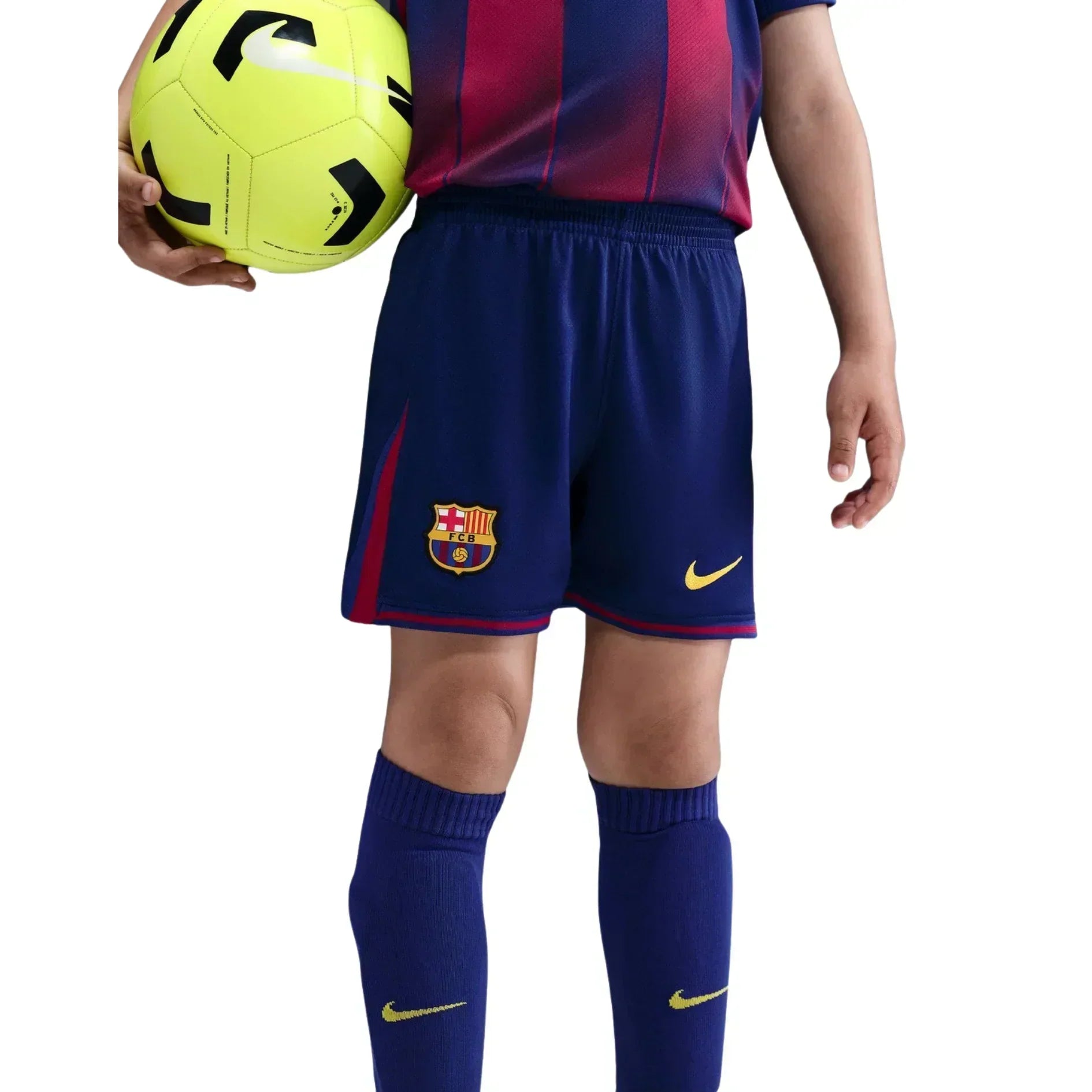 2025-26 FC Barcelona Home Kids Football Kit