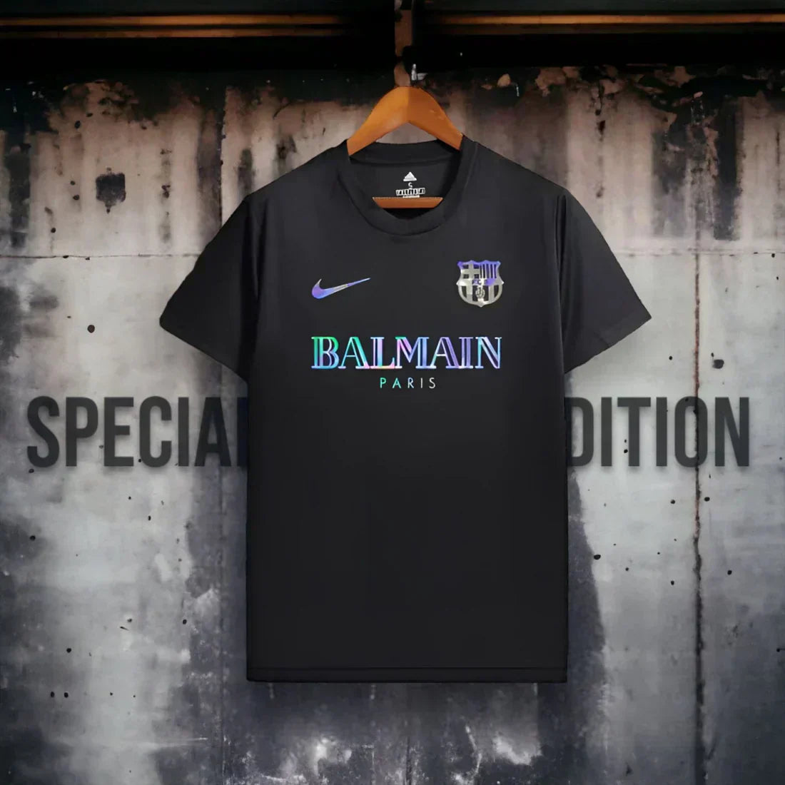 2024 Barcelona Balmain Shirt - Black Edition