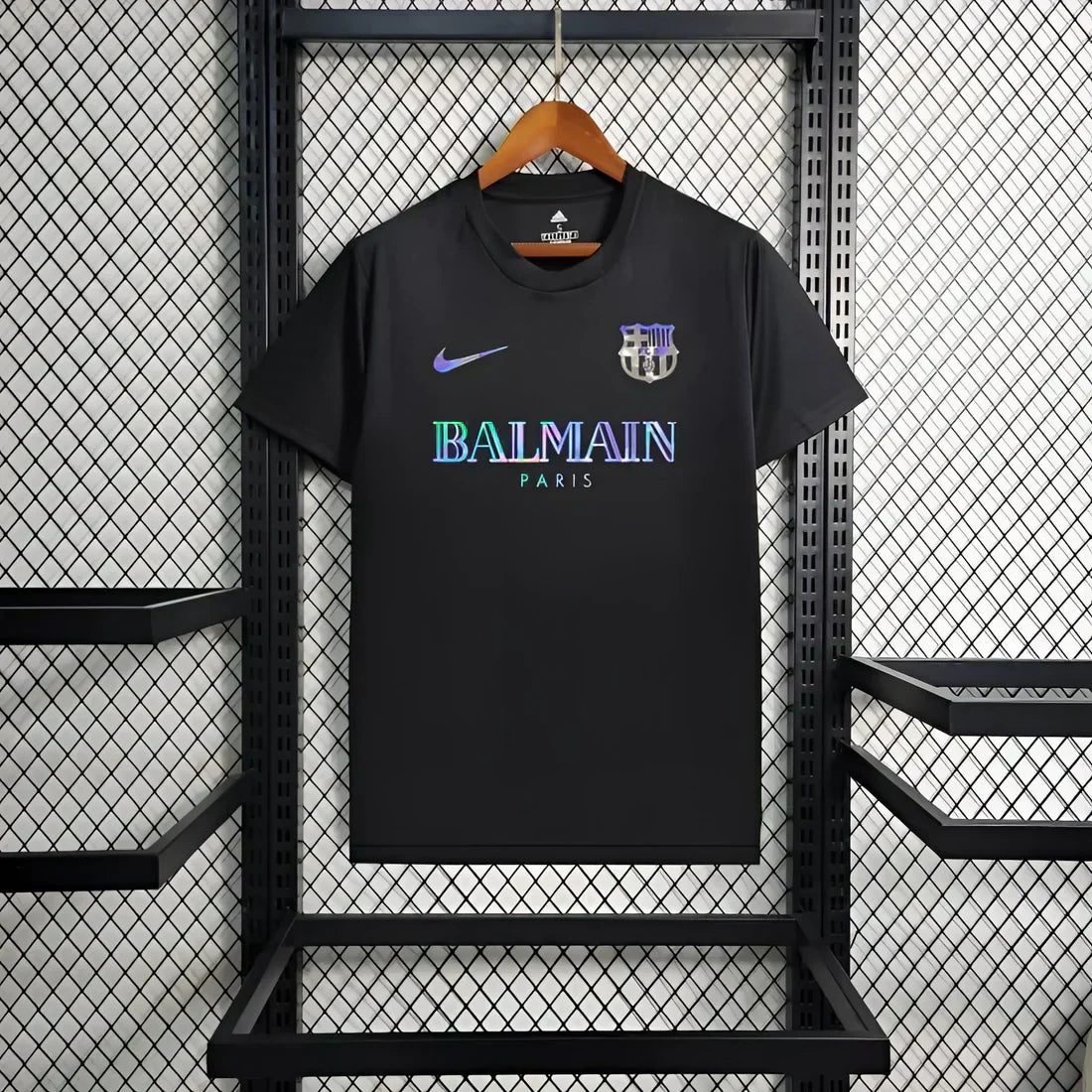 2024 Barcelona Balmain Shirt - Black Edition