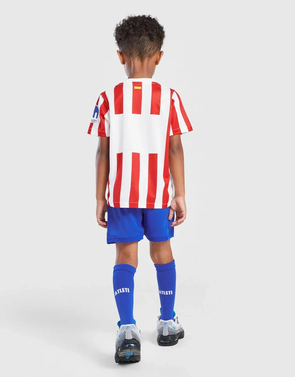 2025-26 Athletico Madrid Home Kids Kit