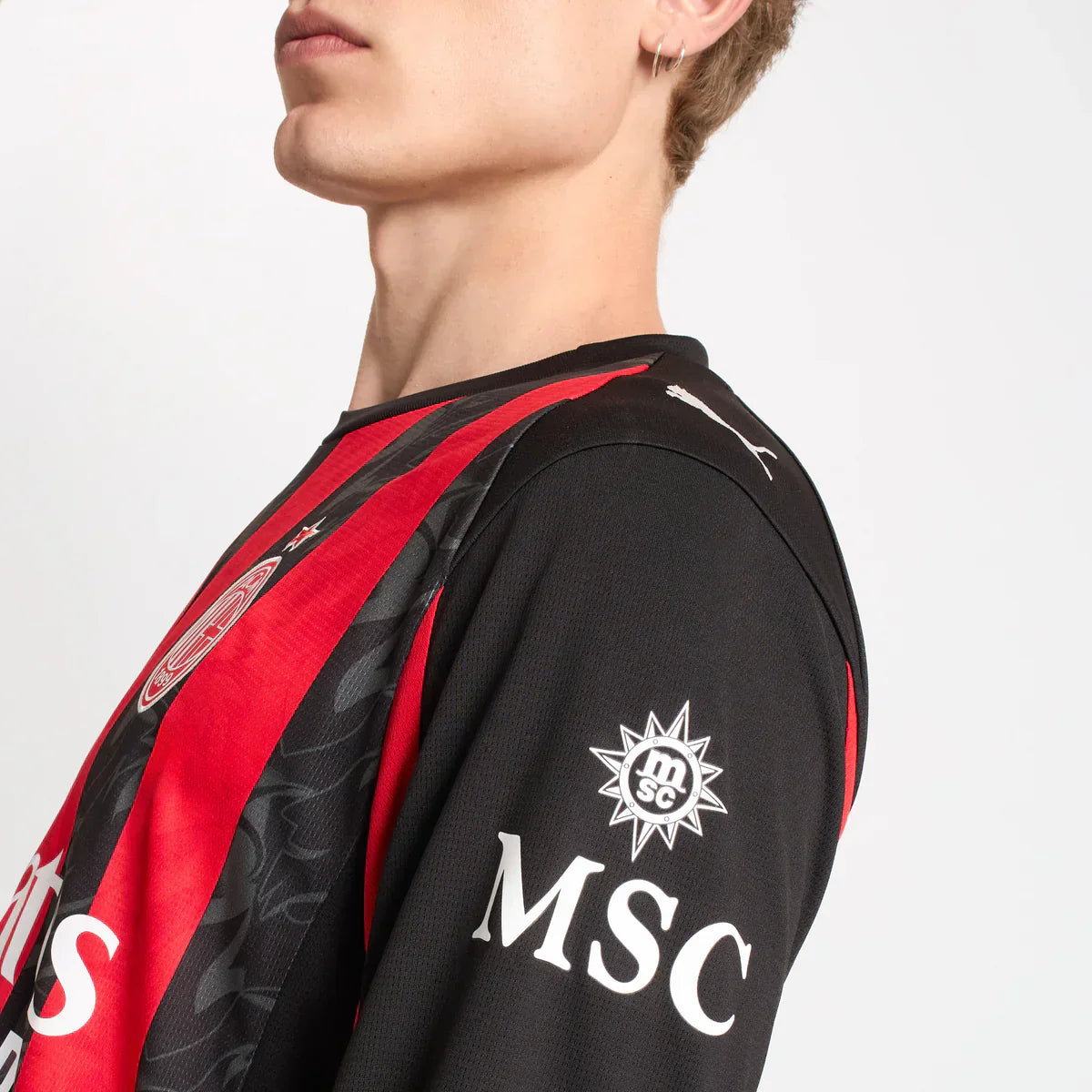 2025/26 AC Milan Long Sleeve Home Kit