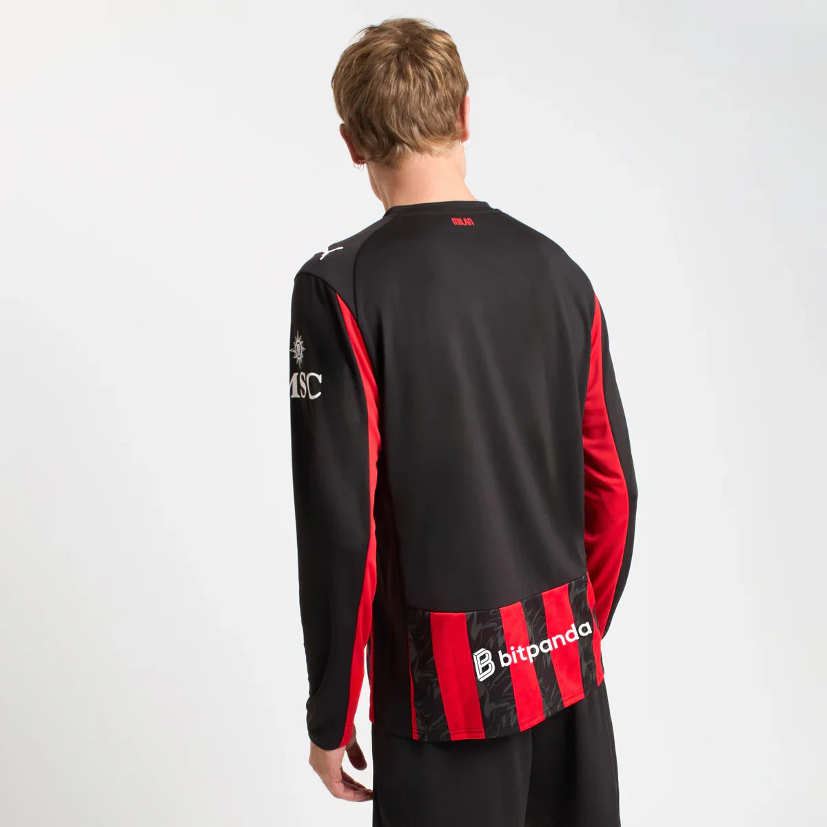 2025/26 AC Milan Long Sleeve Home Kit
