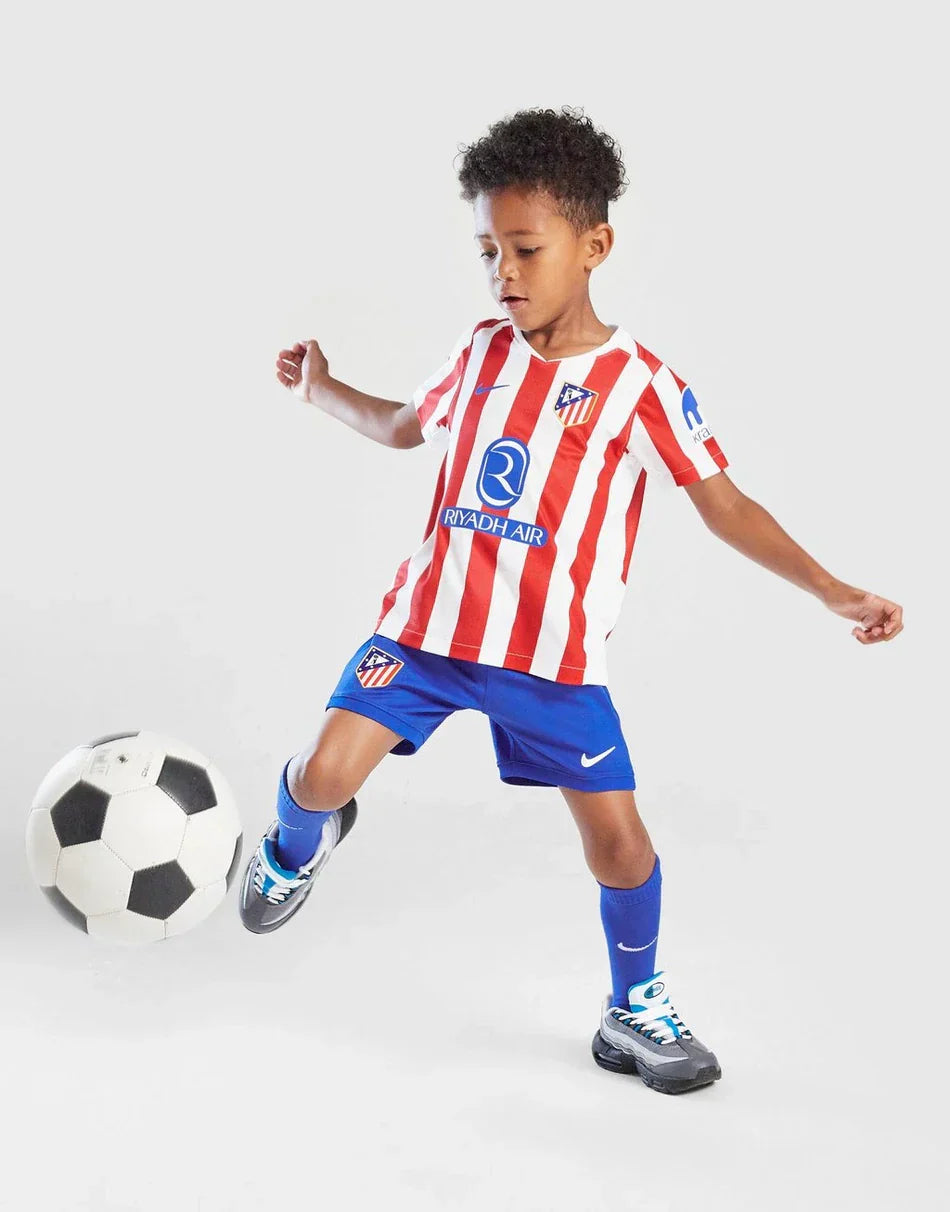 2025-26 Athletico Madrid Home Kids Kit
