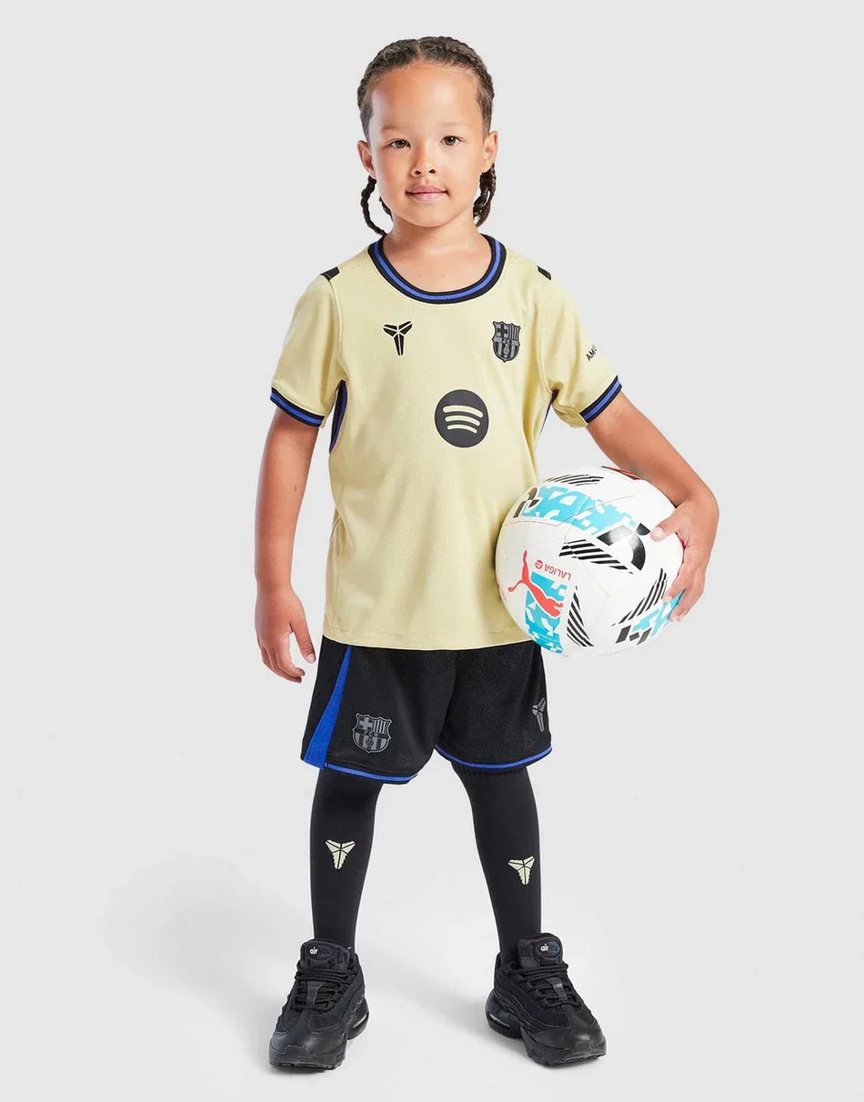 2025-26 FC Barcelona Away Kids Kit