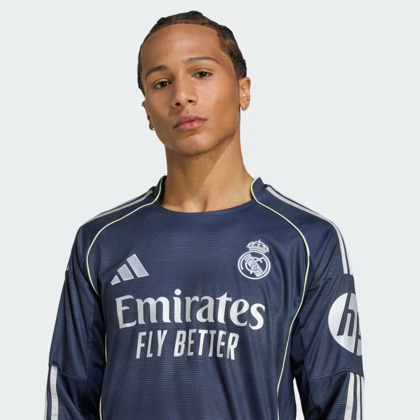 2025/26 Real Madrid Long Sleeve Away Kit