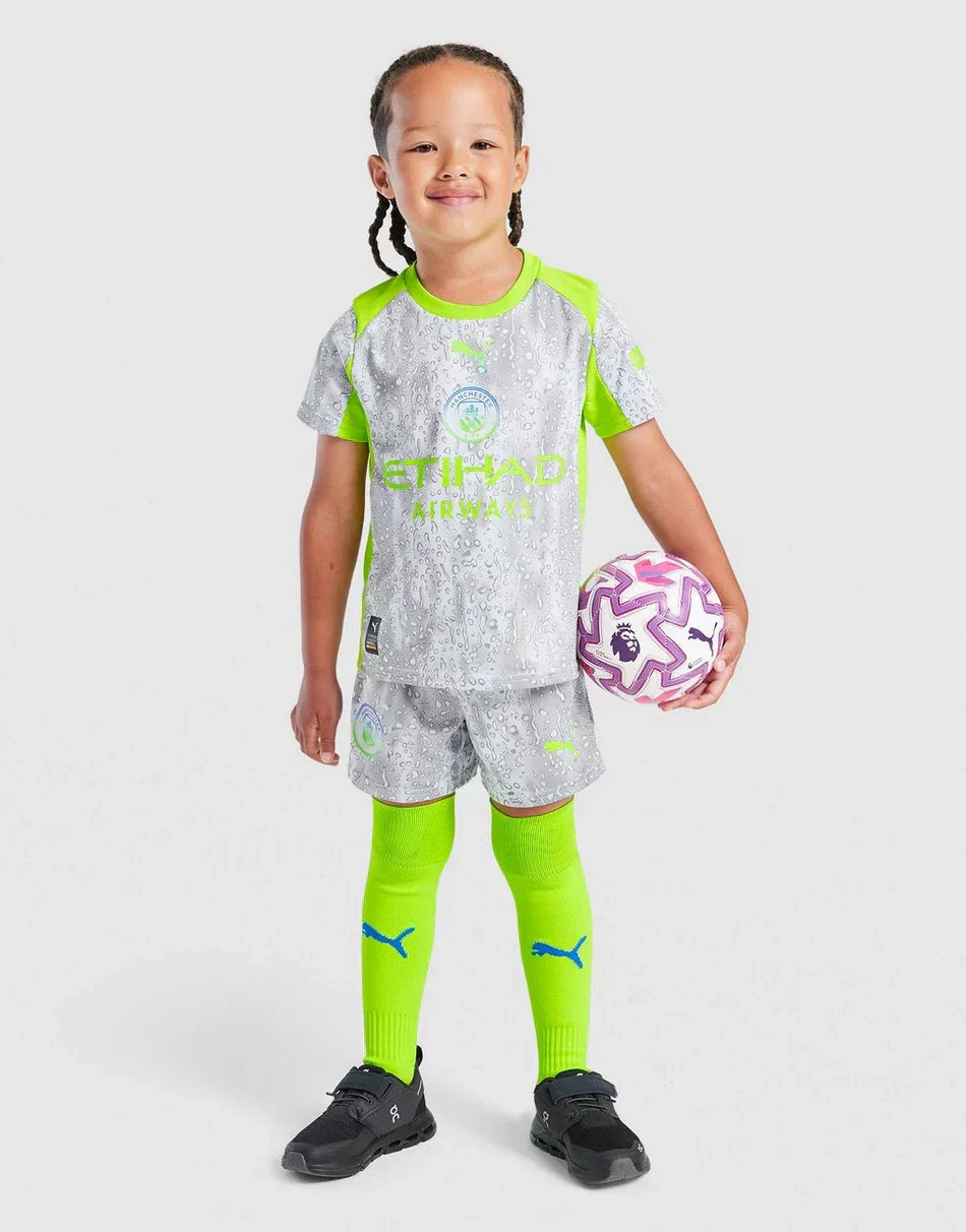 2025-26 Manchester City Third Kids Kit