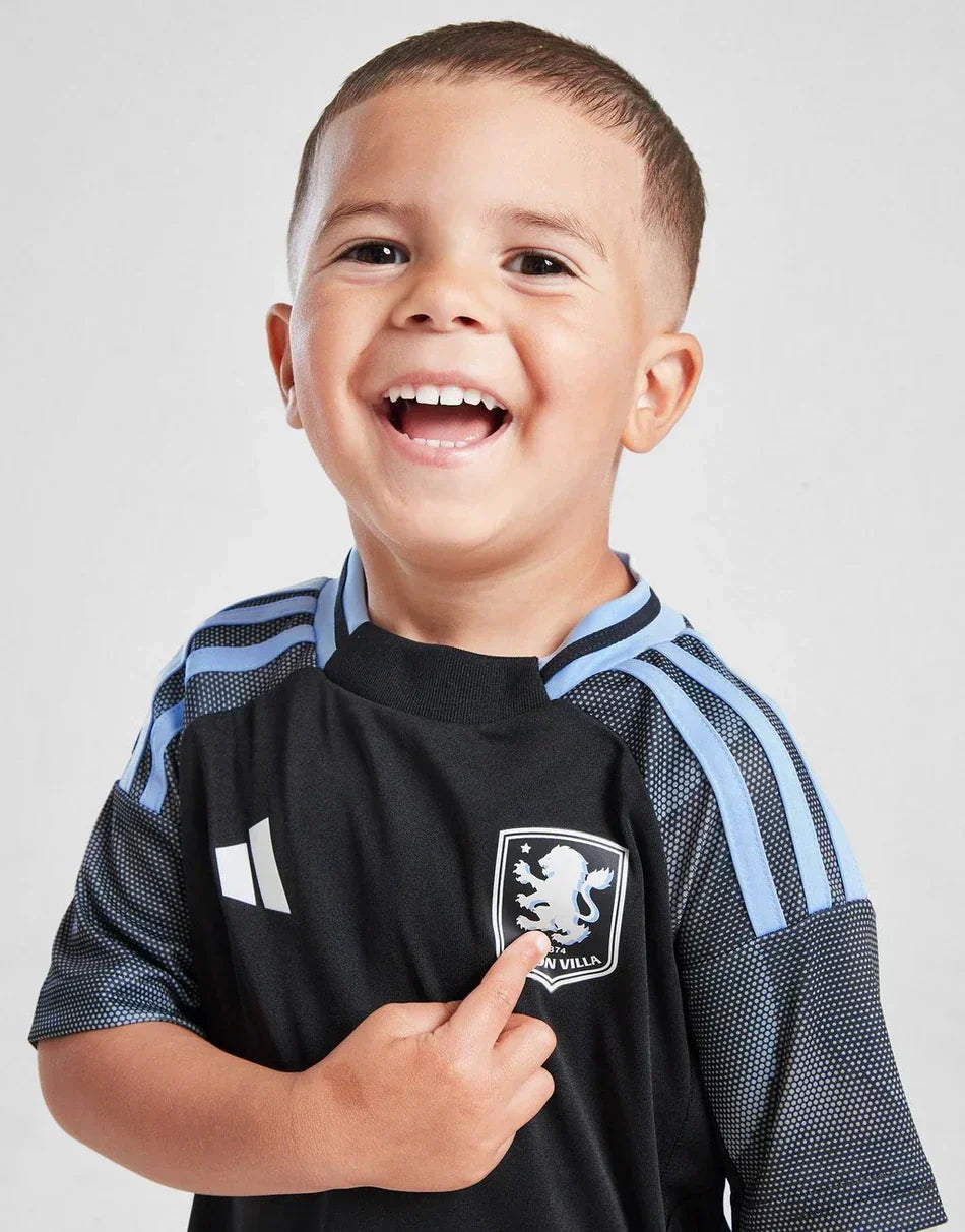 2025-26 Aston Villa Away Kids Football Kit