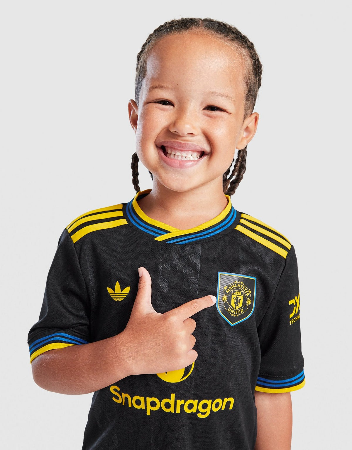 2025-26 Manchester United Third Kids Football Kit