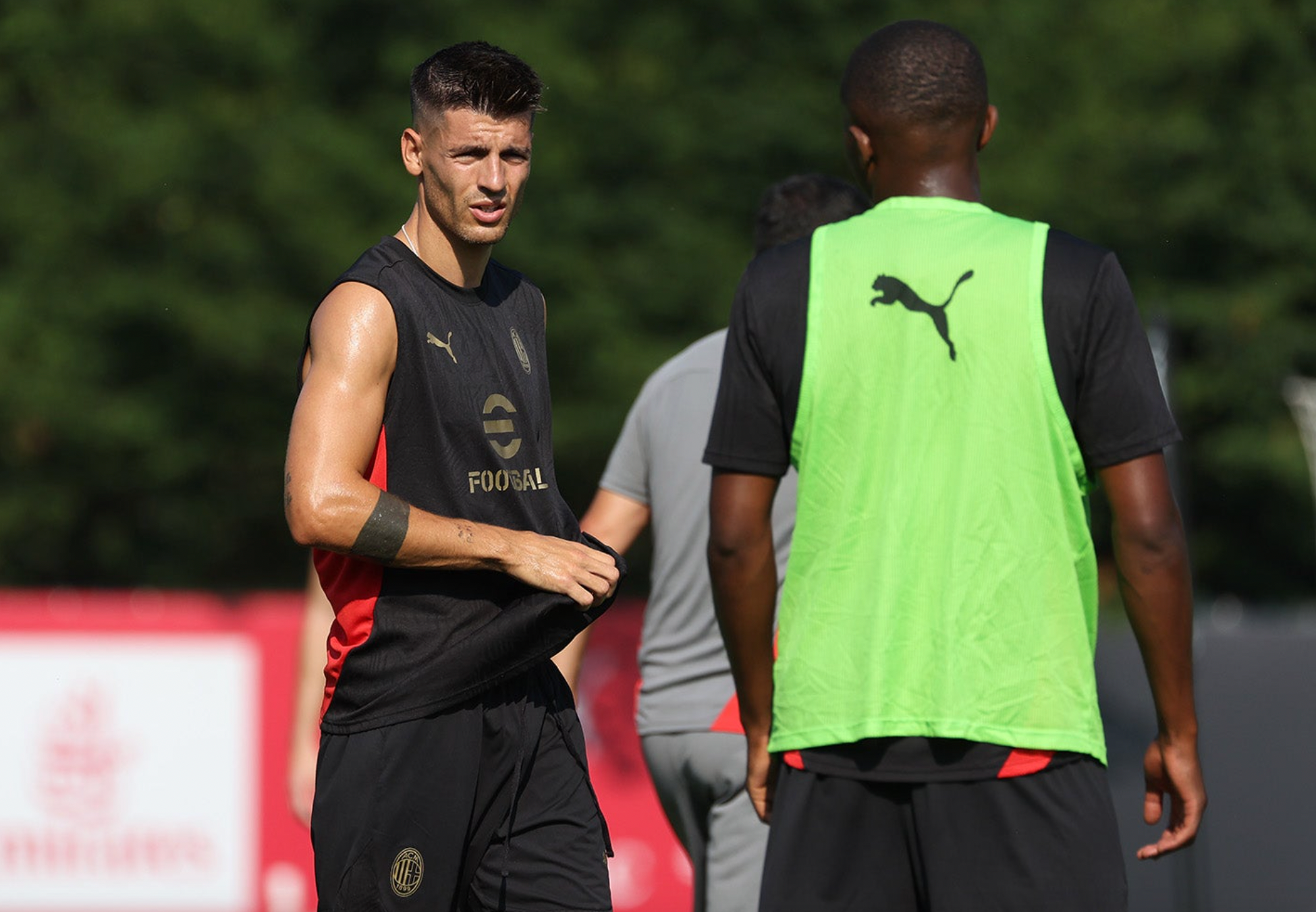 AC Milan Sleeveless Training set 2025