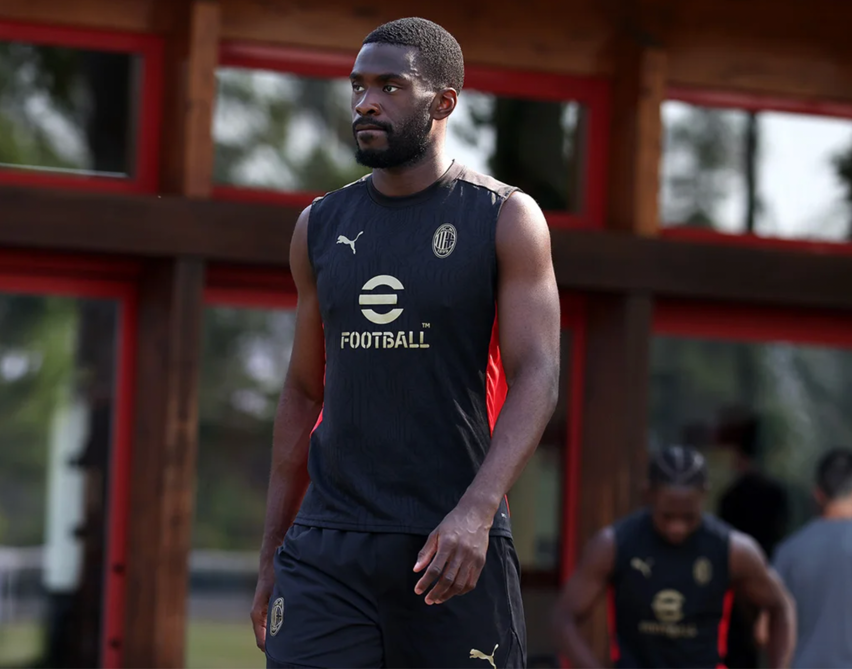 AC Milan Sleeveless Training set 2025