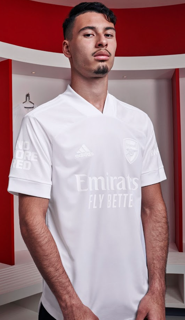 Arsenal white kit 21/22