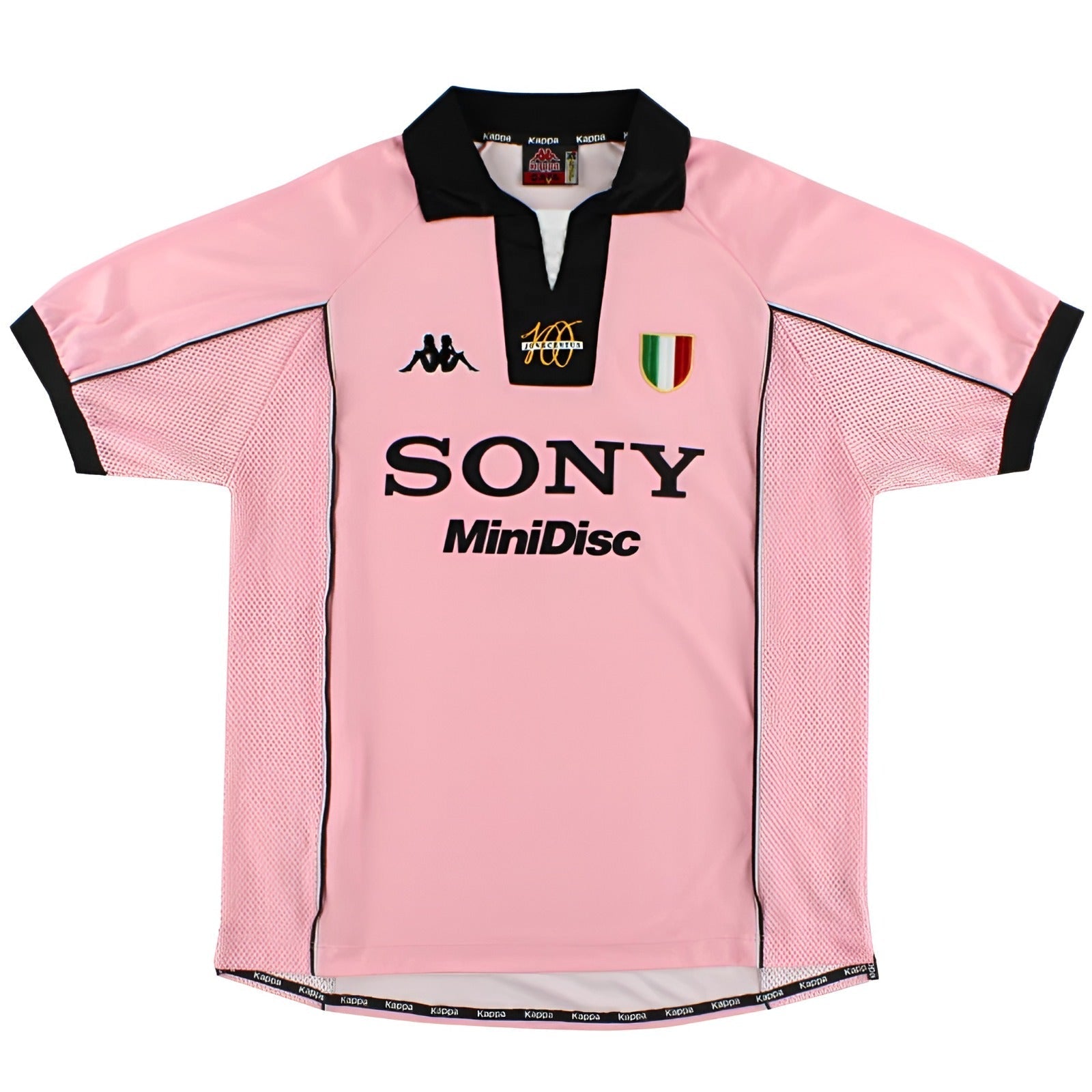 Retro 1997-98 Juventus Pink Centenary Away Football Shirt