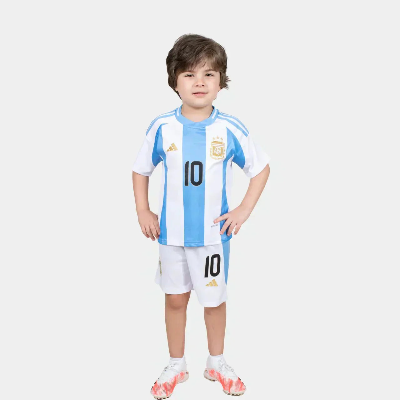 Argentina Home Kids Football Kit 2024/2025 Messi 10