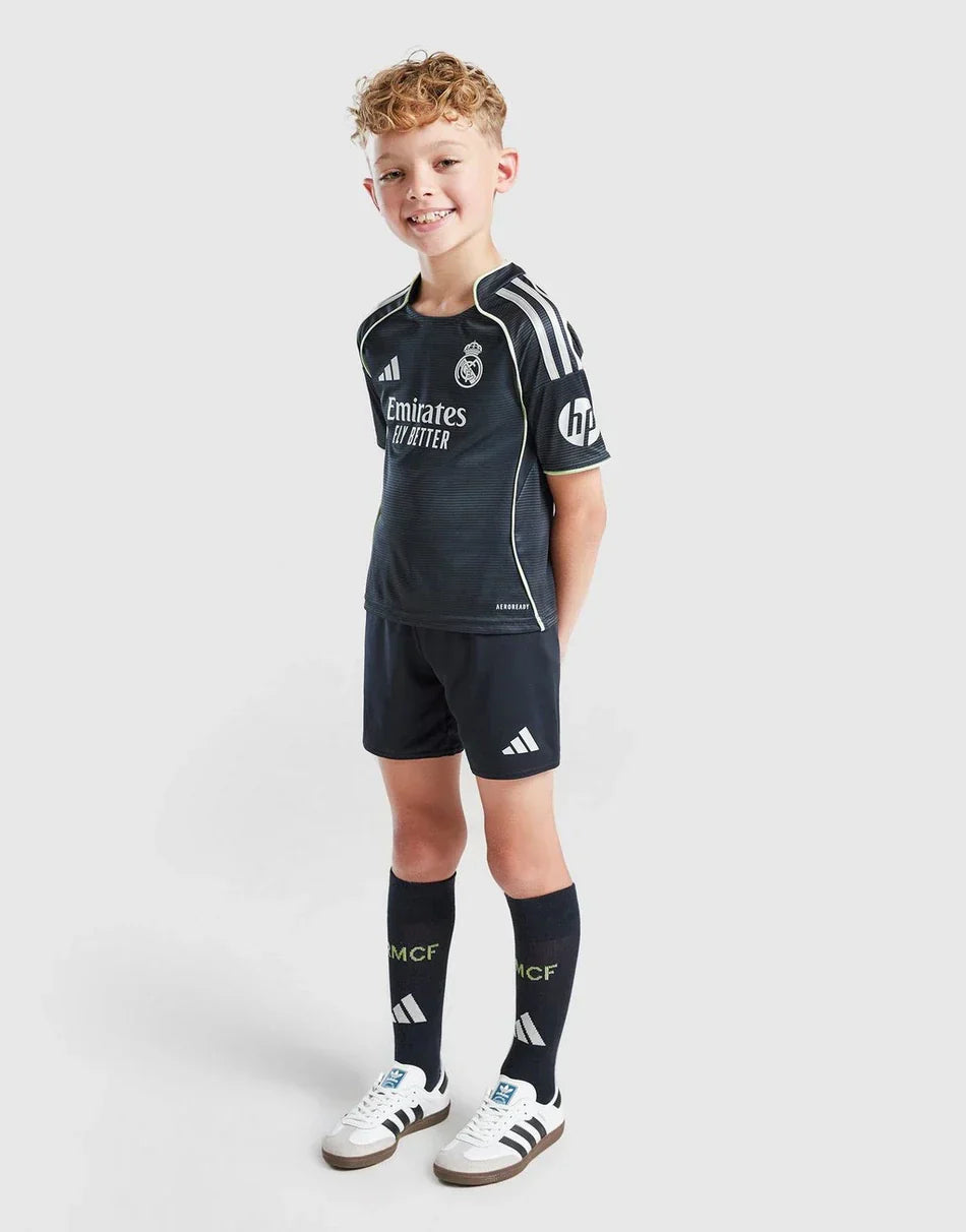 2025-26 Real Madrid Away Kids Kit