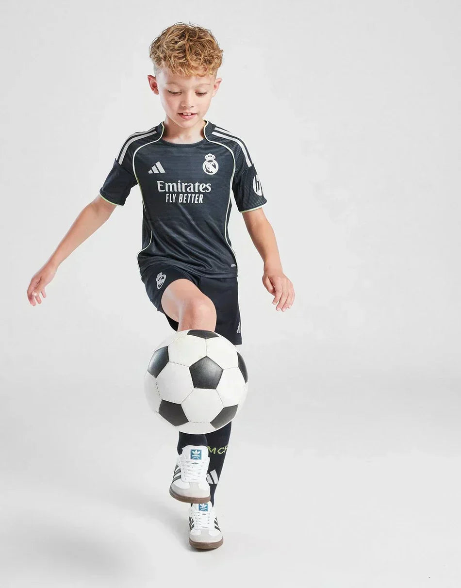 2025-26 Real Madrid Away Kids Football Kit