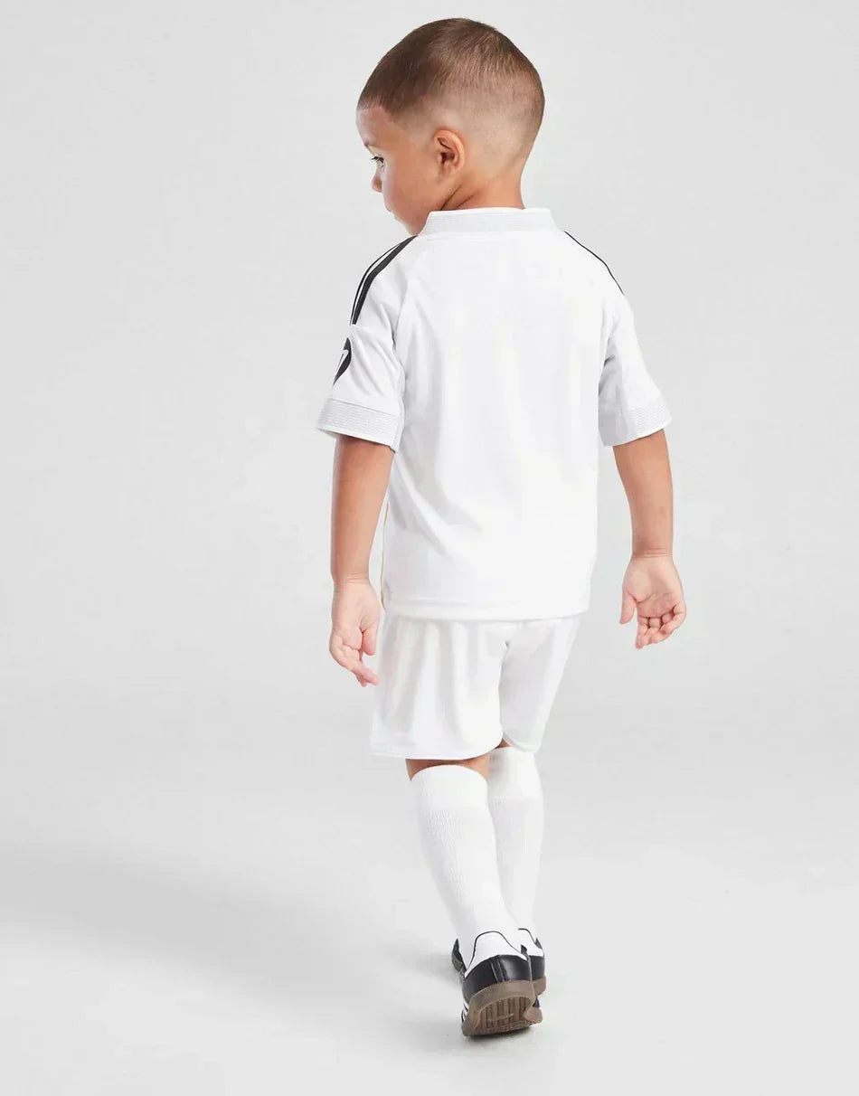 2025-26 Real Madrid Home Kids Football Kit