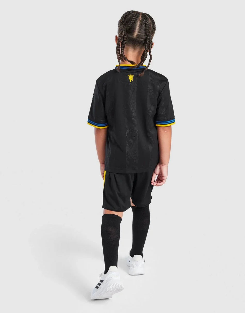 2025-26 Manchester United Third Mini Kit Kids