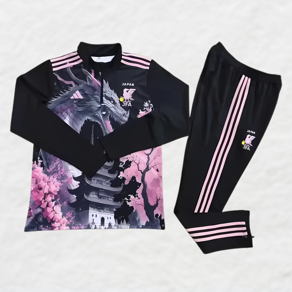 (KIDS) Japan 2024 'OSAKA DRAGON' Special Black Tracksuit