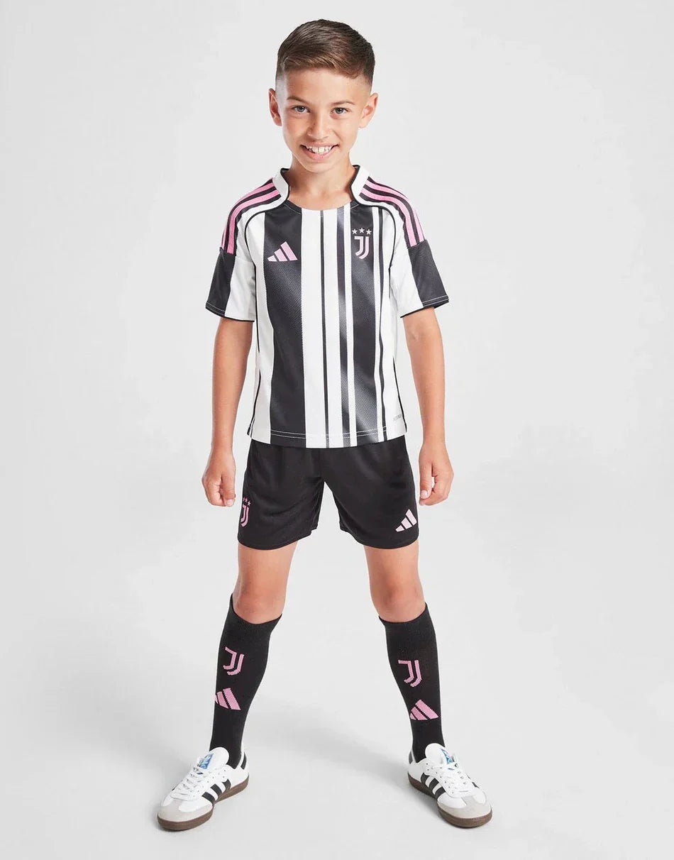 2025-26 Juventus Home Kids Football Kit