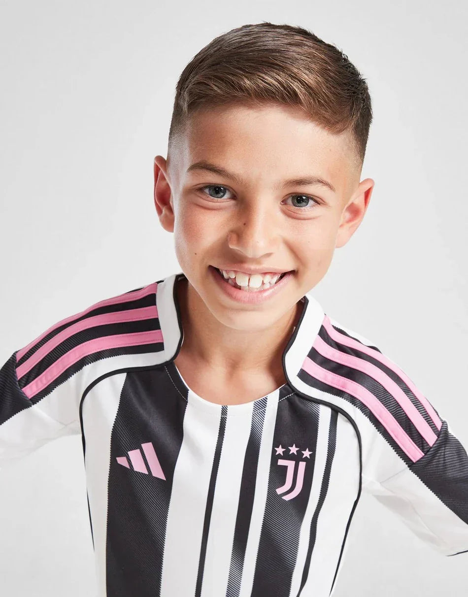 2025-26 Juventus Home Kids Football Kit