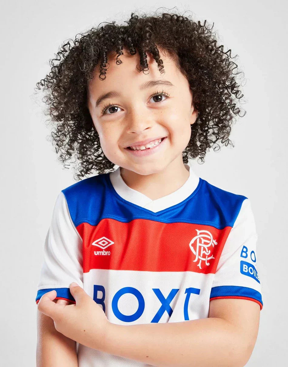 2025-26 Rangers FC Away Kids Kit
