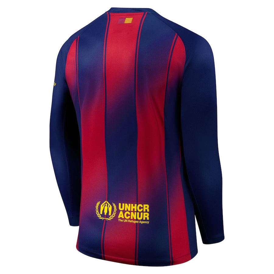 2025/26 FC Barcelona Long Sleeve Home Kit