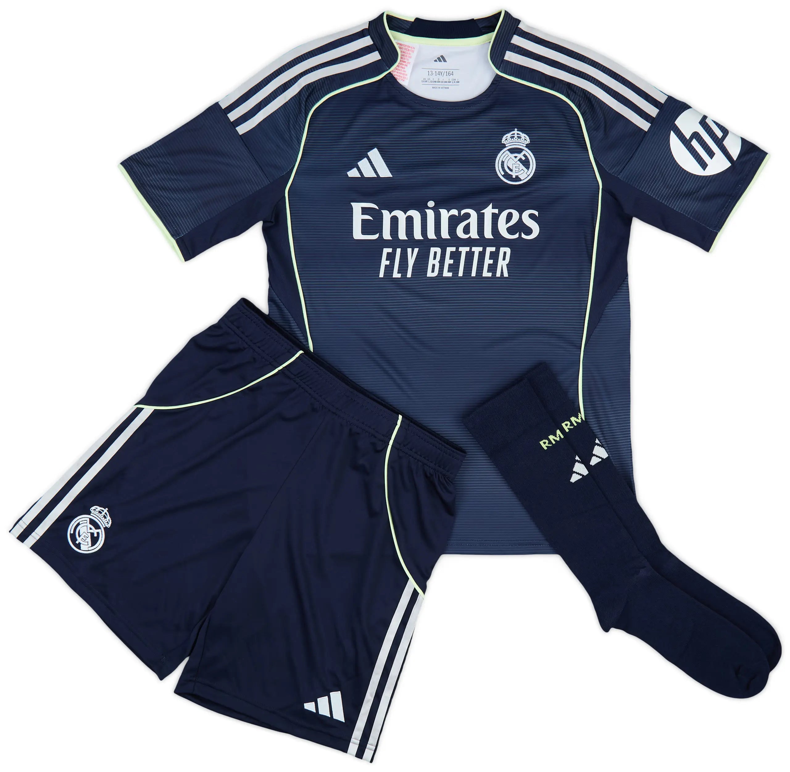 2025-26 Real Madrid Away Kids Kit