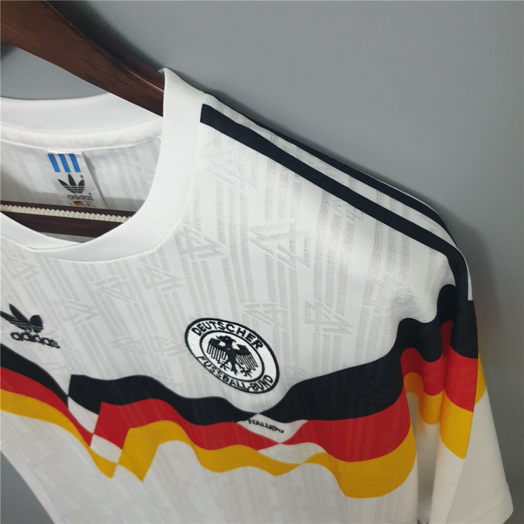 1990 Germany Home Retro Shirt World Cup - Festival Paul Kalkbrenner Dj