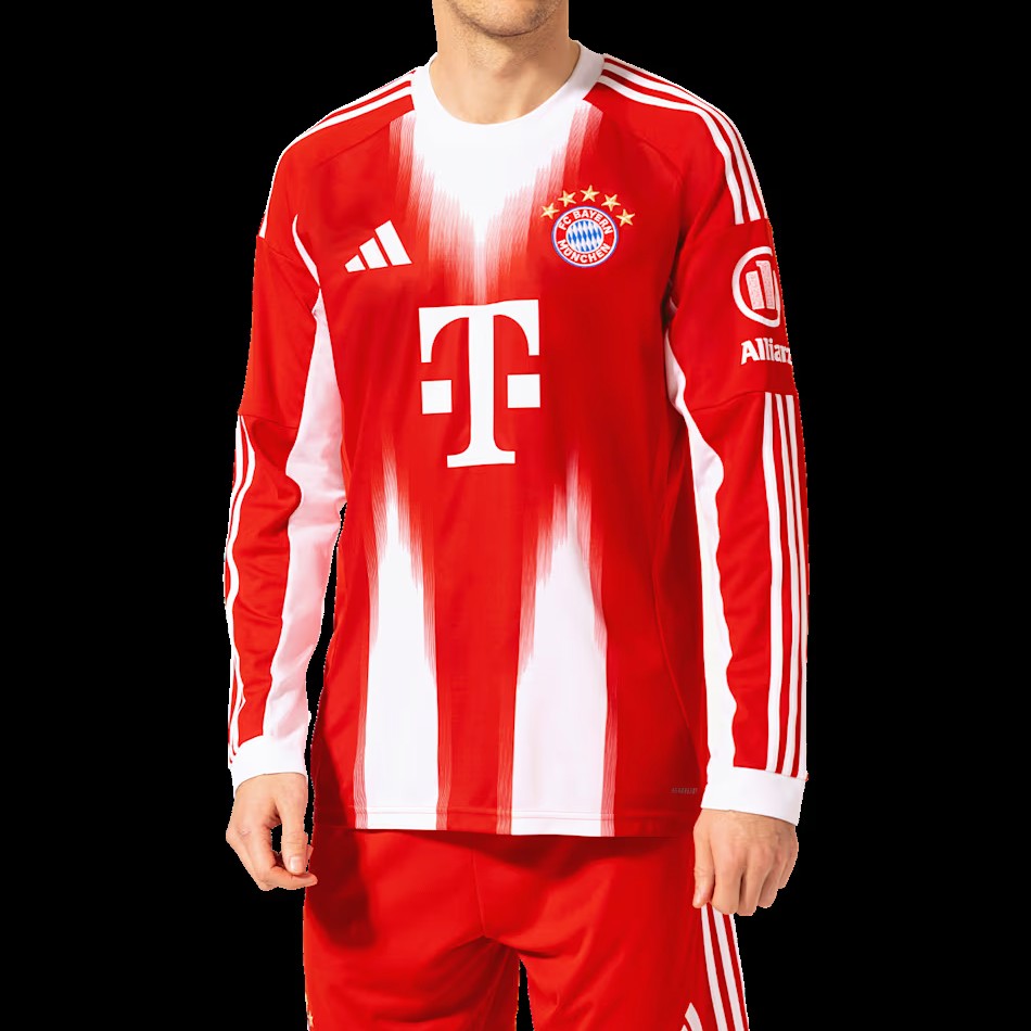 2025/26 Bayern München Long Sleeve Home Kit