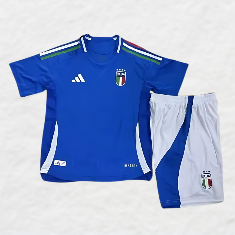 (Kids) Italy Euros 2024 Home Shirt