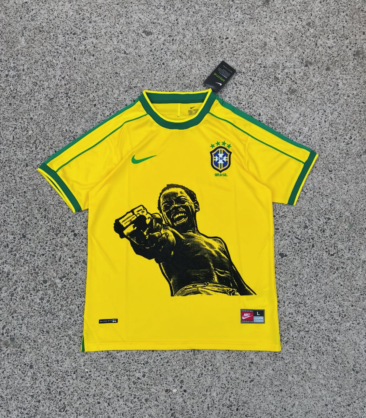 1998 Brazil Retro Shirt City of God Concept