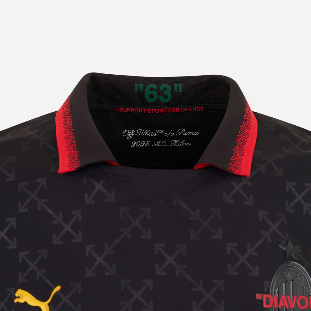 AC Milan x Off White fourth Jersey 2024-25 Player Version