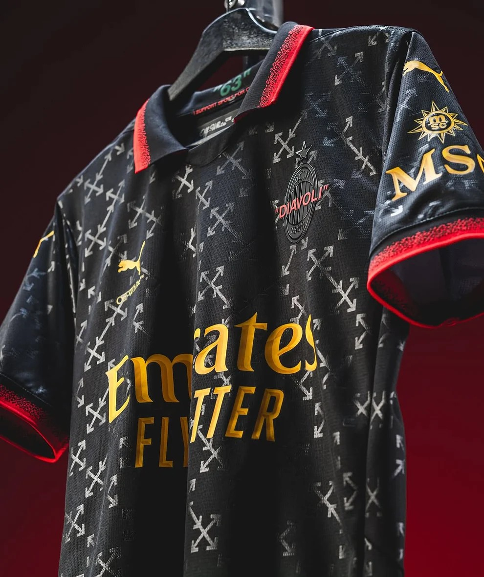 AC Milan x Off White fourth Jersey 2024-25 Player Version