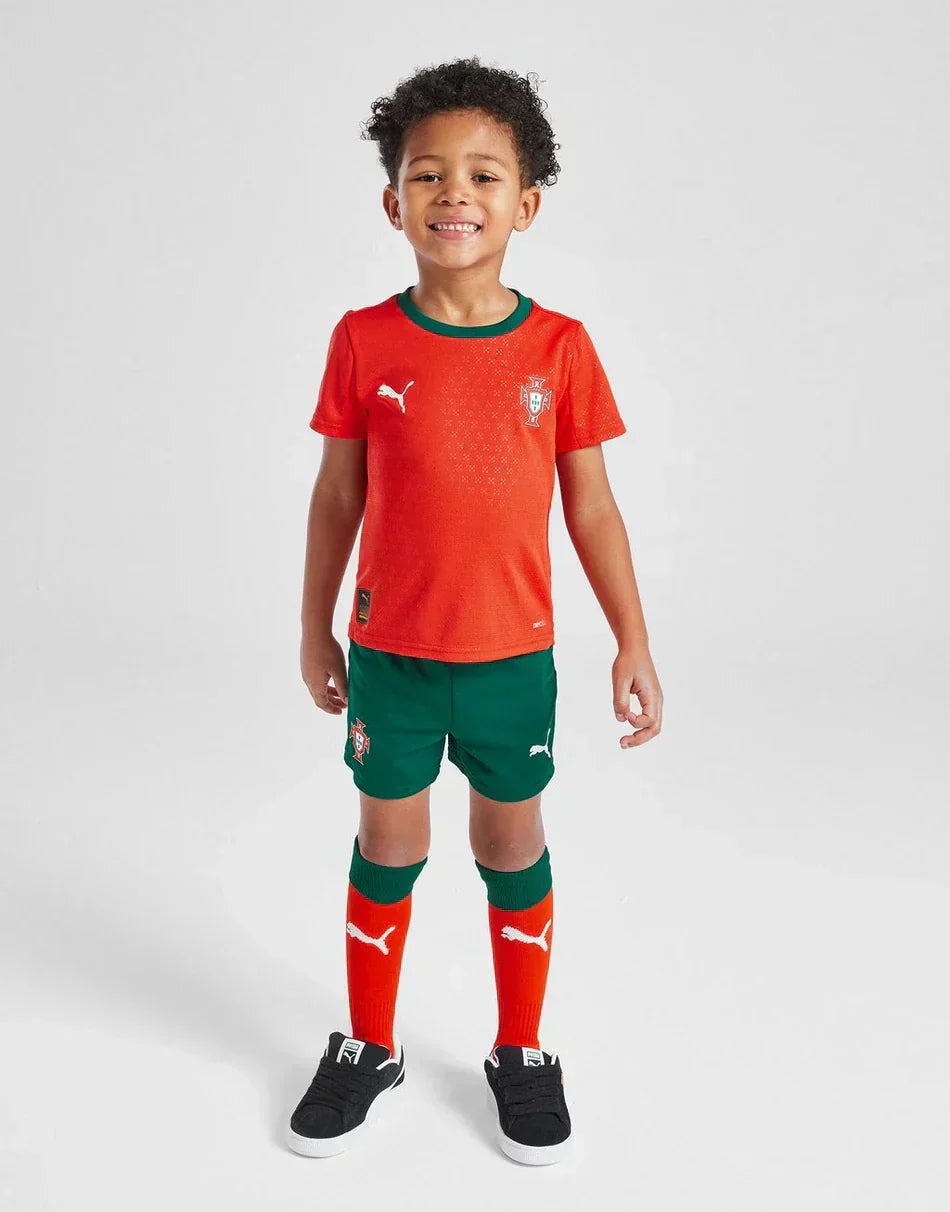 2025/26 Portugal Kids Football Kit Home